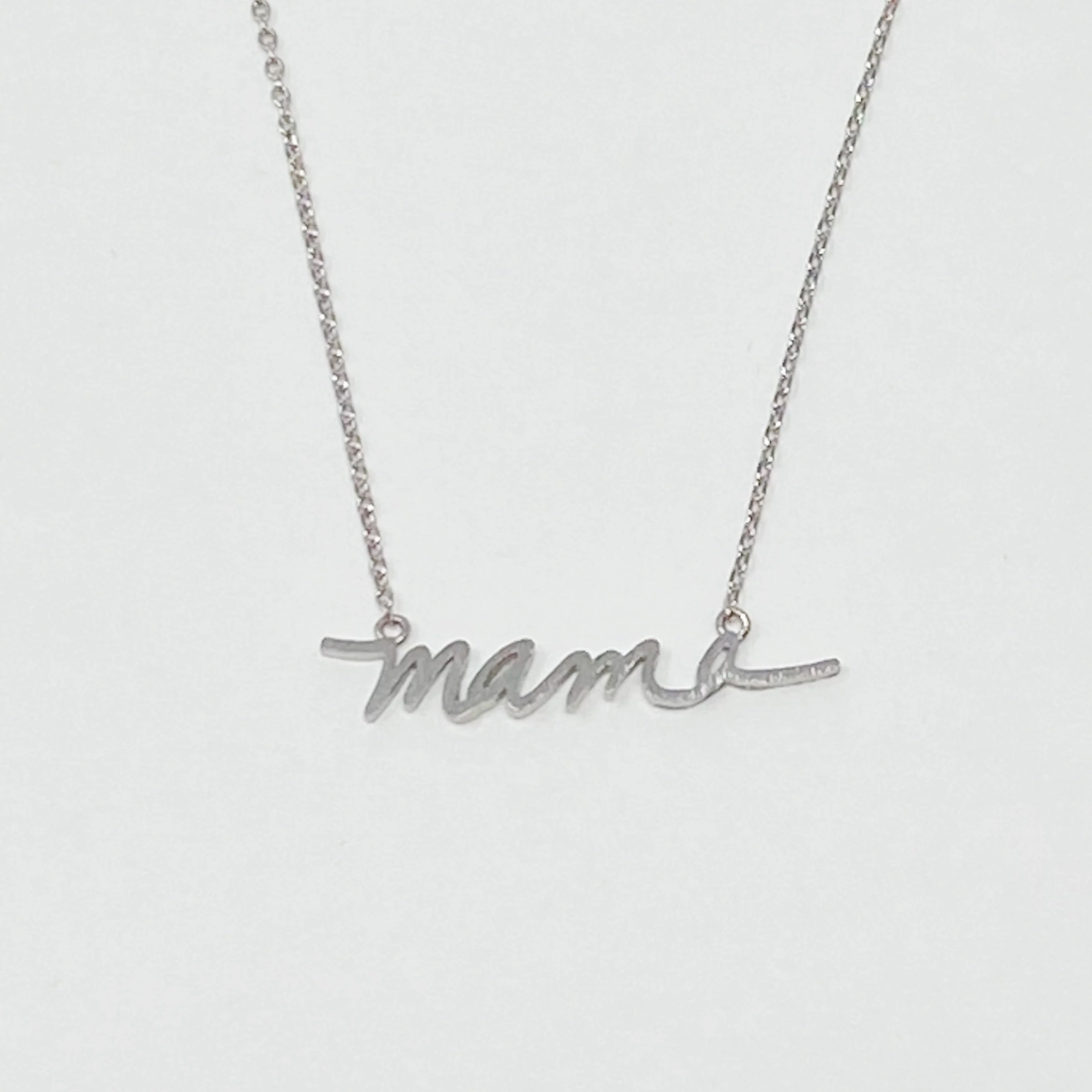 Mama Script Necklace by Ellisonyoung.com - Image 3