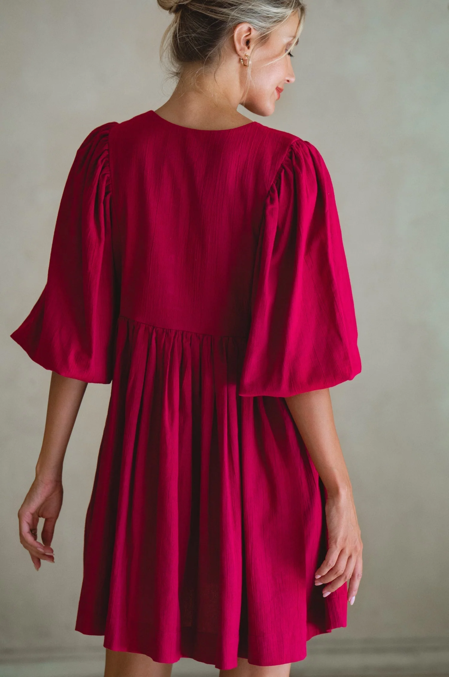 Maribelle Baby Doll Linen Dress by ELF - Image 18
