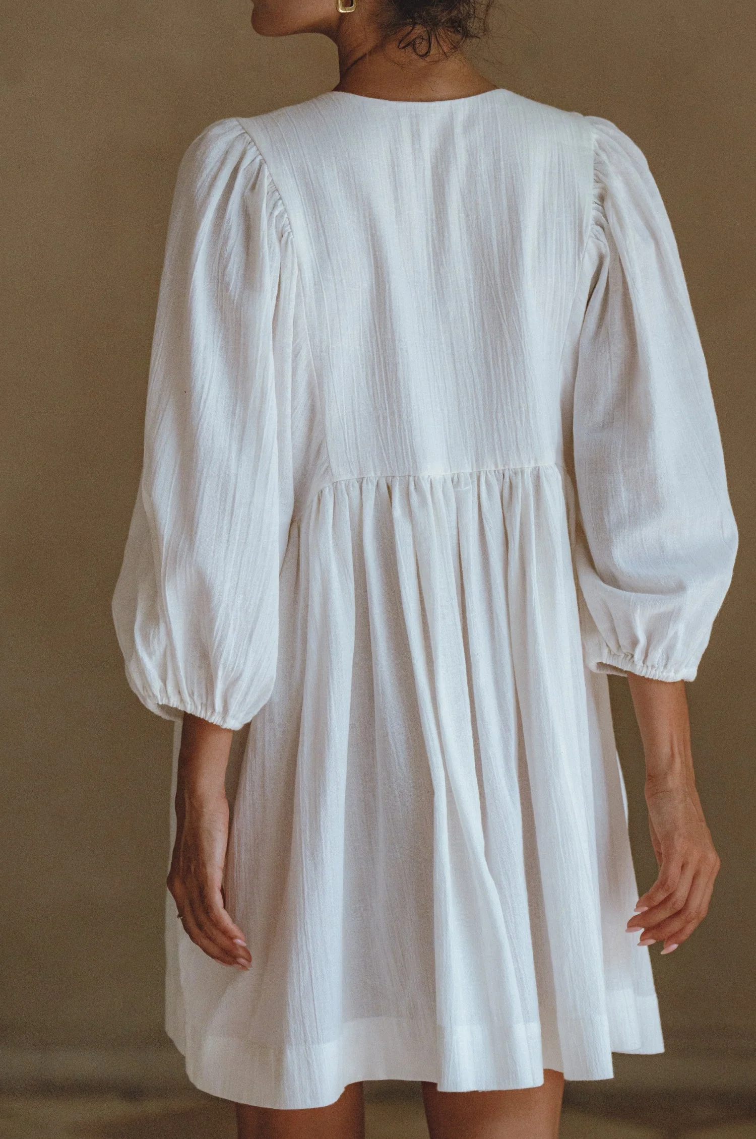 Maribelle Baby Doll Linen Dress by ELF - Image 27