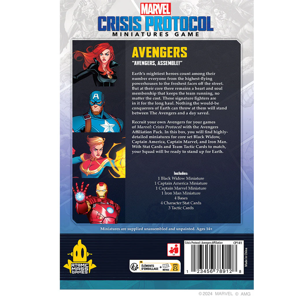 Marvel Crisis Protocol: Avengers Affiliation Pack - Image 2