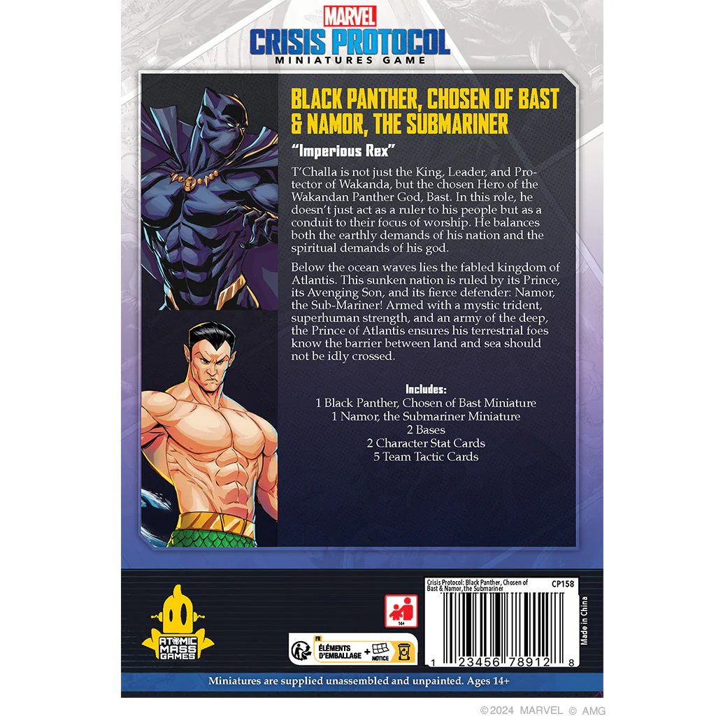 Marvel Crisis Protocol: Black Panther, Chosen of Bast & Namor, the Sub-Mariner - Image 2