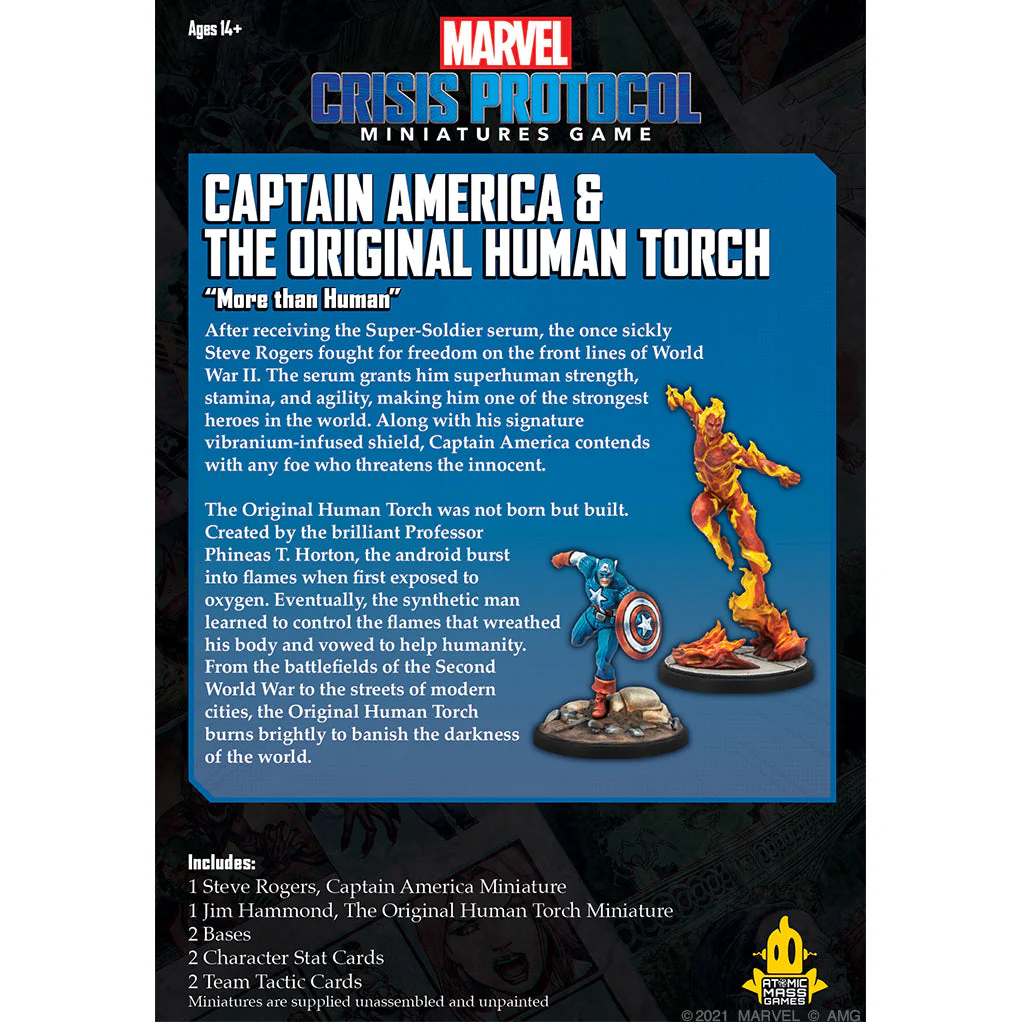 Marvel Crisis Protocol: Captain America & The Original Human Torch - Image 4