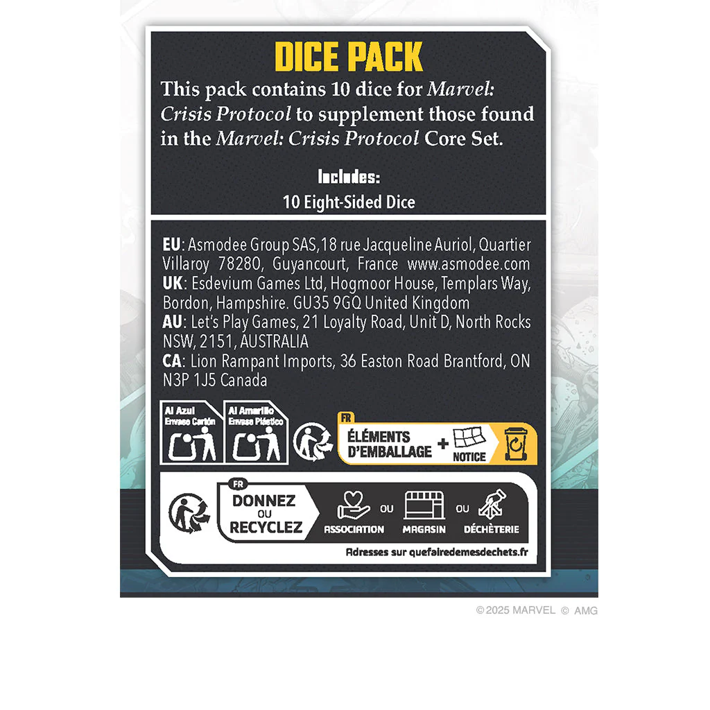 Marvel Crisis Protocol: Dice Pack (2025) - Image 2