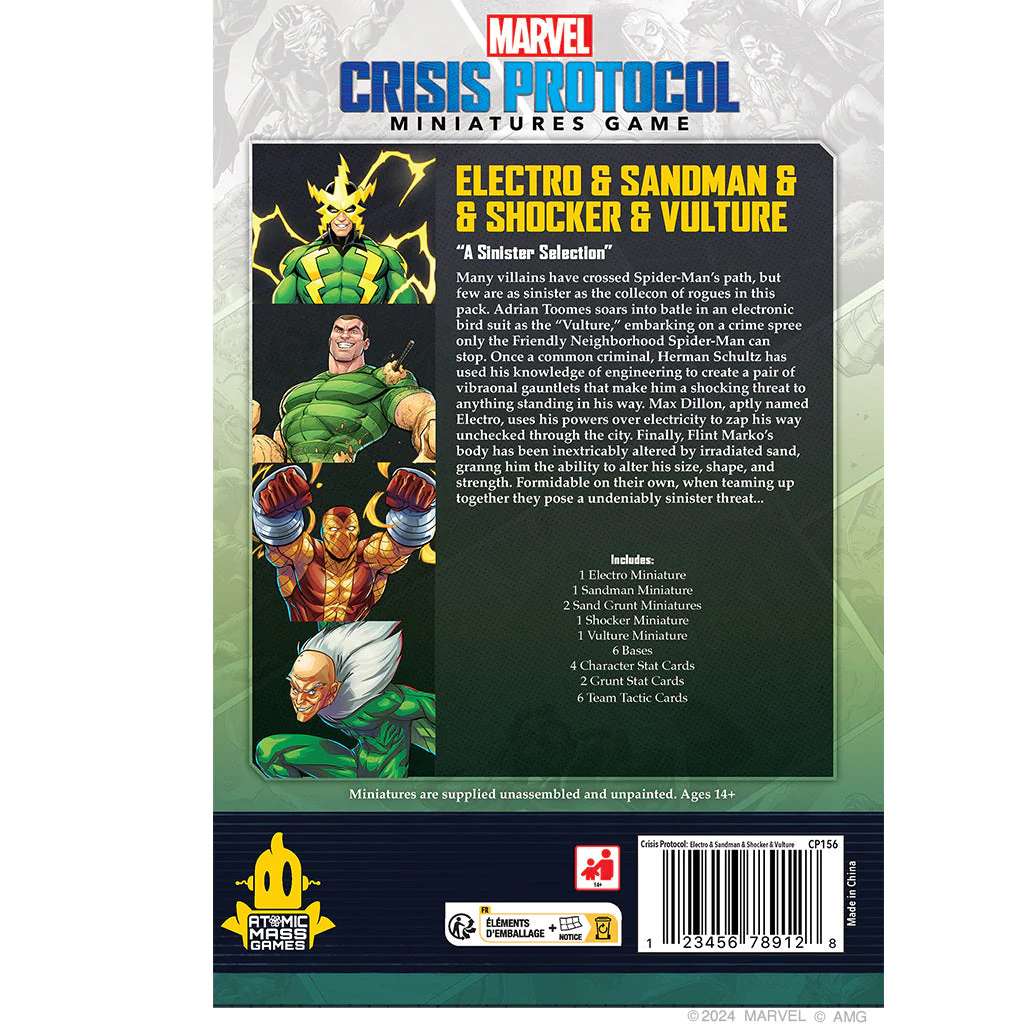 Marvel Crisis Protocol: Electro & Sandman & Shocker & Vulture - Image 2