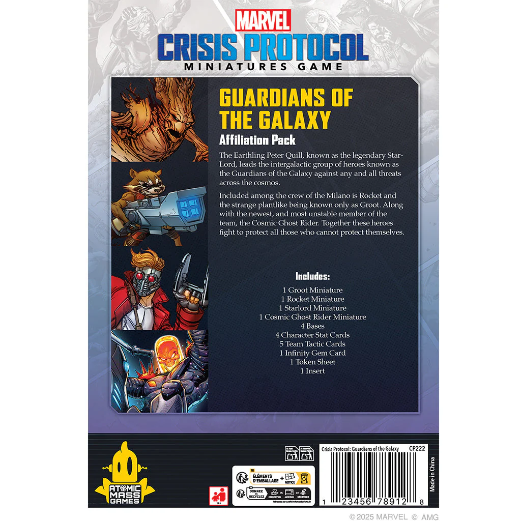 Marvel Crisis Protocol: Guardians of the Galaxy Affiliation Pack - Image 2