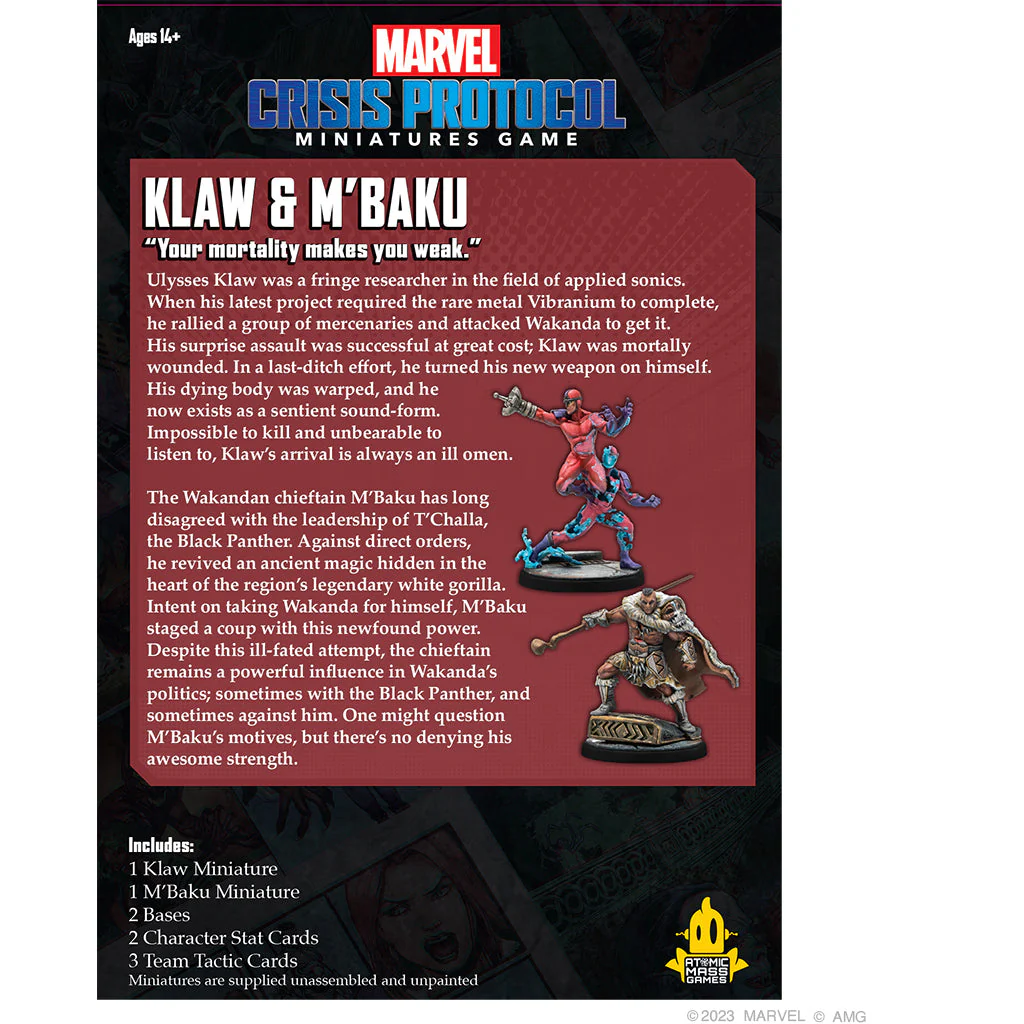 Marvel Crisis Protocol: Klaw & M'Baku - Image 2