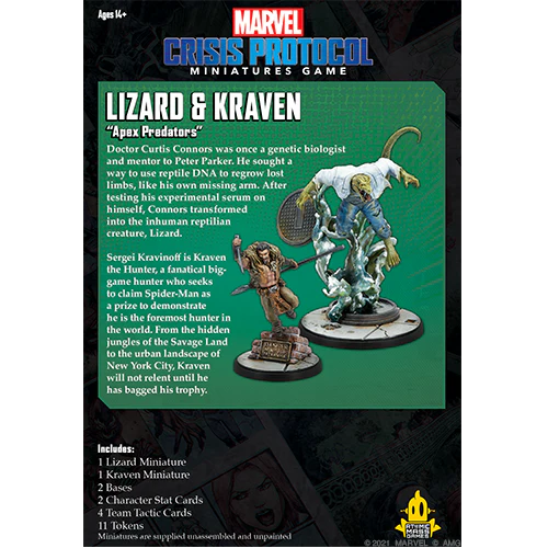 Marvel Crisis Protocol: Lizard and Kraven - Image 4