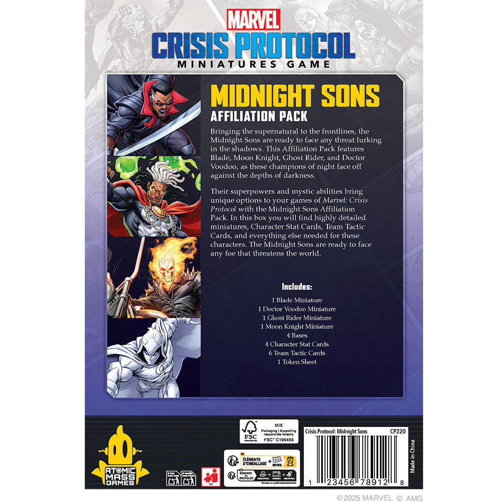 Marvel Crisis Protocol: Midnight Sons Affiliation Pack - Image 2