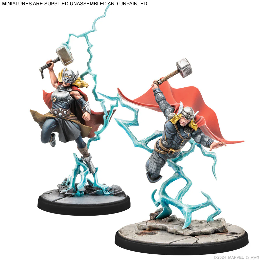 Marvel Crisis Protocol: Mighty Thor, Lady Sif, Thor, Hero of Midgard & Loki, Prince of Lies - Image 3