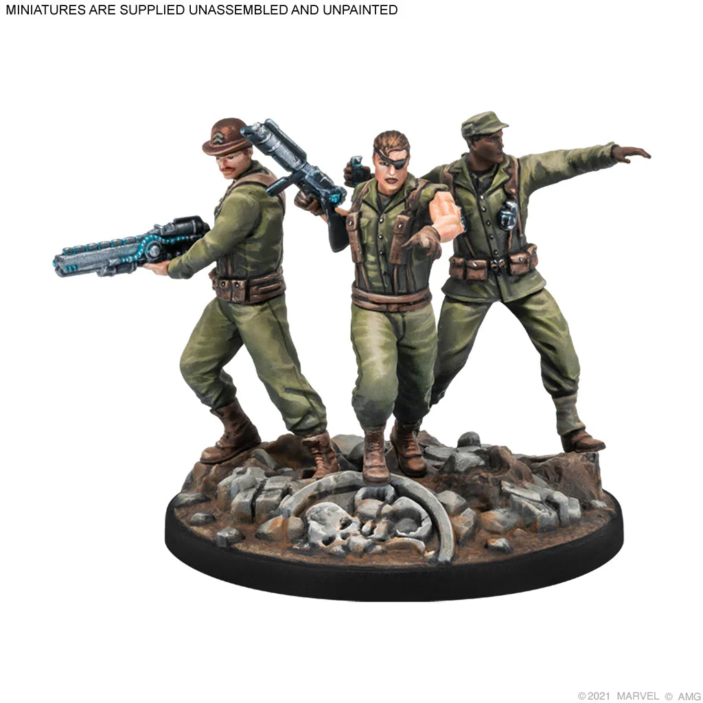 Marvel Crisis Protocol: Nick Fury, Sr. & Howling Commandos - Image 2