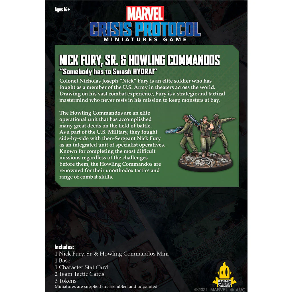 Marvel Crisis Protocol: Nick Fury, Sr. & Howling Commandos - Image 3