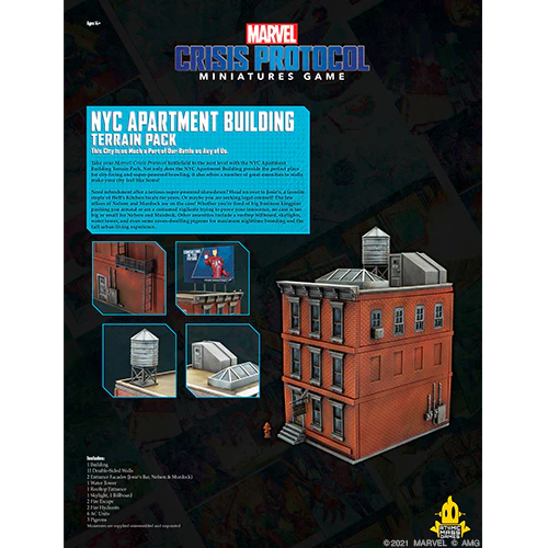 Marvel Crisis Protocol: NYC Apartment Building Terrain - Image 3