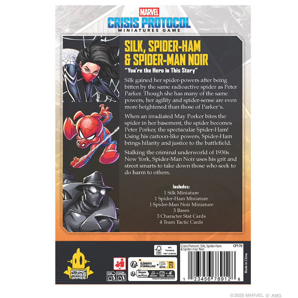 Marvel Crisis Protocol: Silk, Spider-Ham & Spider-Man Noir - Image 2