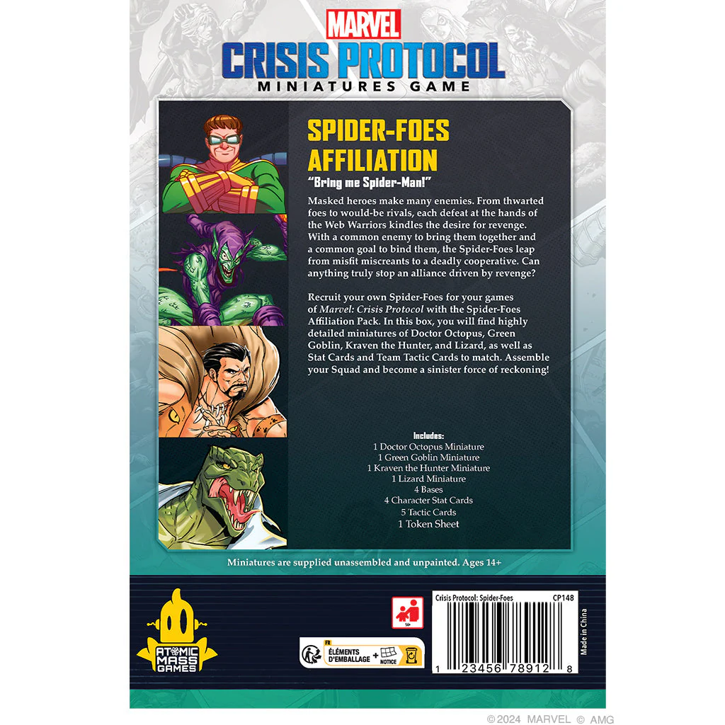 Marvel Crisis Protocol: Spider-Foes Affiliation Pack - Image 2