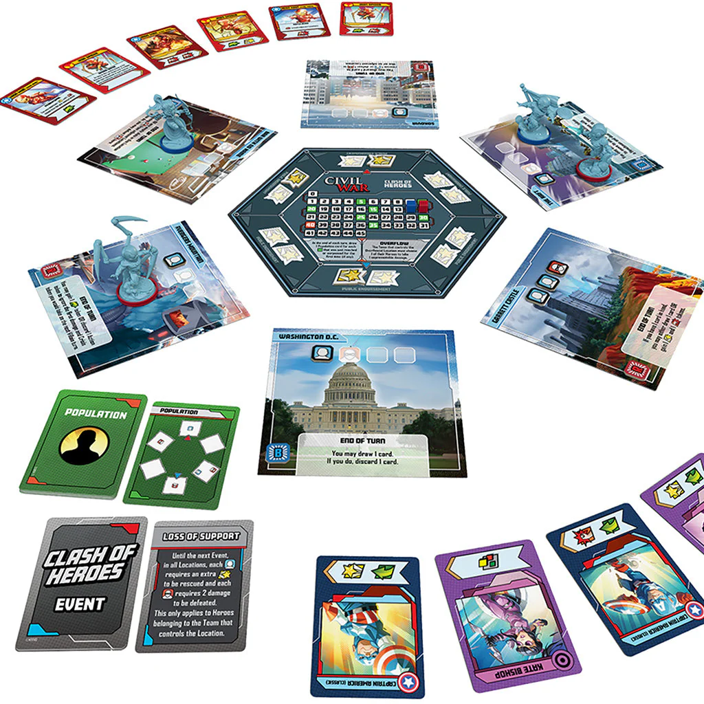 Marvel United: Civil War - Kickstarter Edition - Image 3