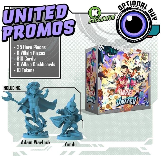 Marvel United: Kickstarter Exclusive Promo Box - 2024 Edition - Image 2