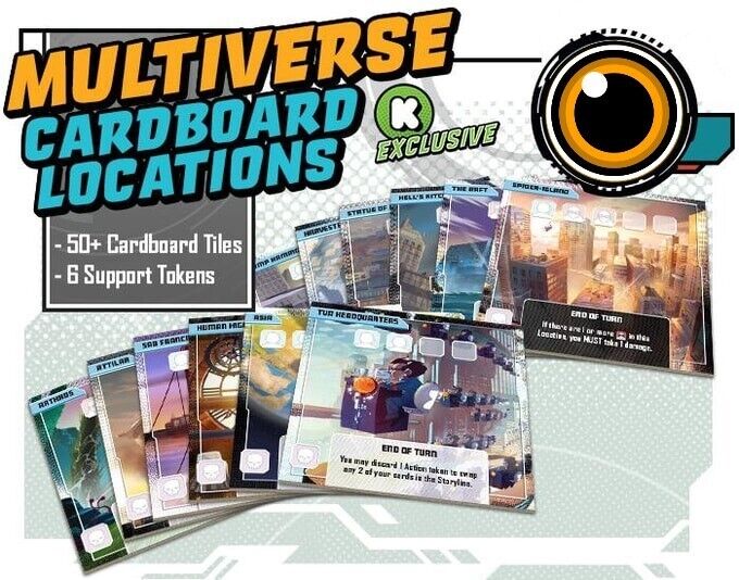 Marvel United: Multiverse Kickstarter Exclusive Cardboard Locations - Image 2