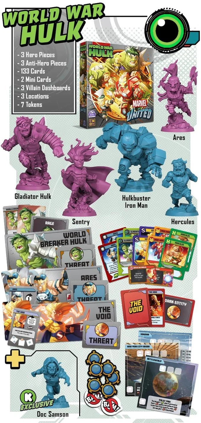 Marvel United: World War Hulk - Kickstarter Edition - Image 2