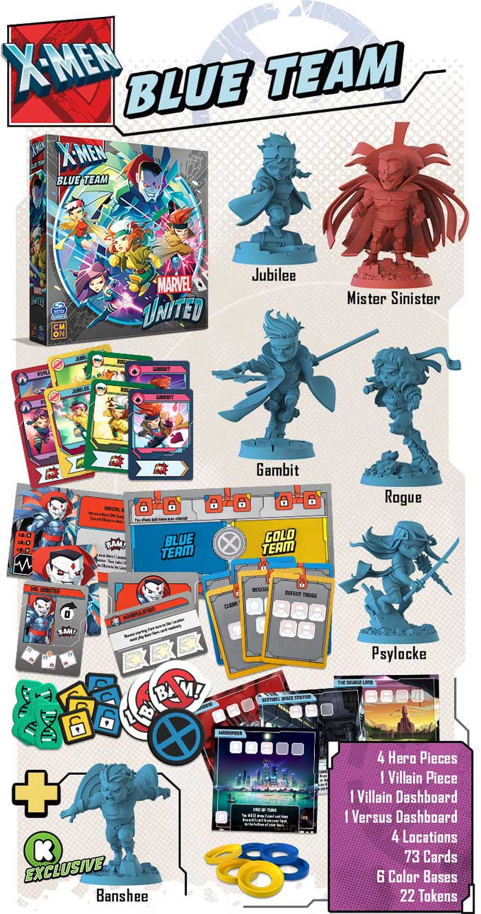 Marvel United: X-Men Blue Team Expansion - Image 3