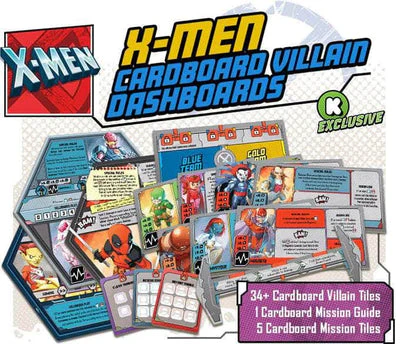 Marvel United: X-Men Carboard Villain Dashboards - Kickstarter Exclusive - Image 2