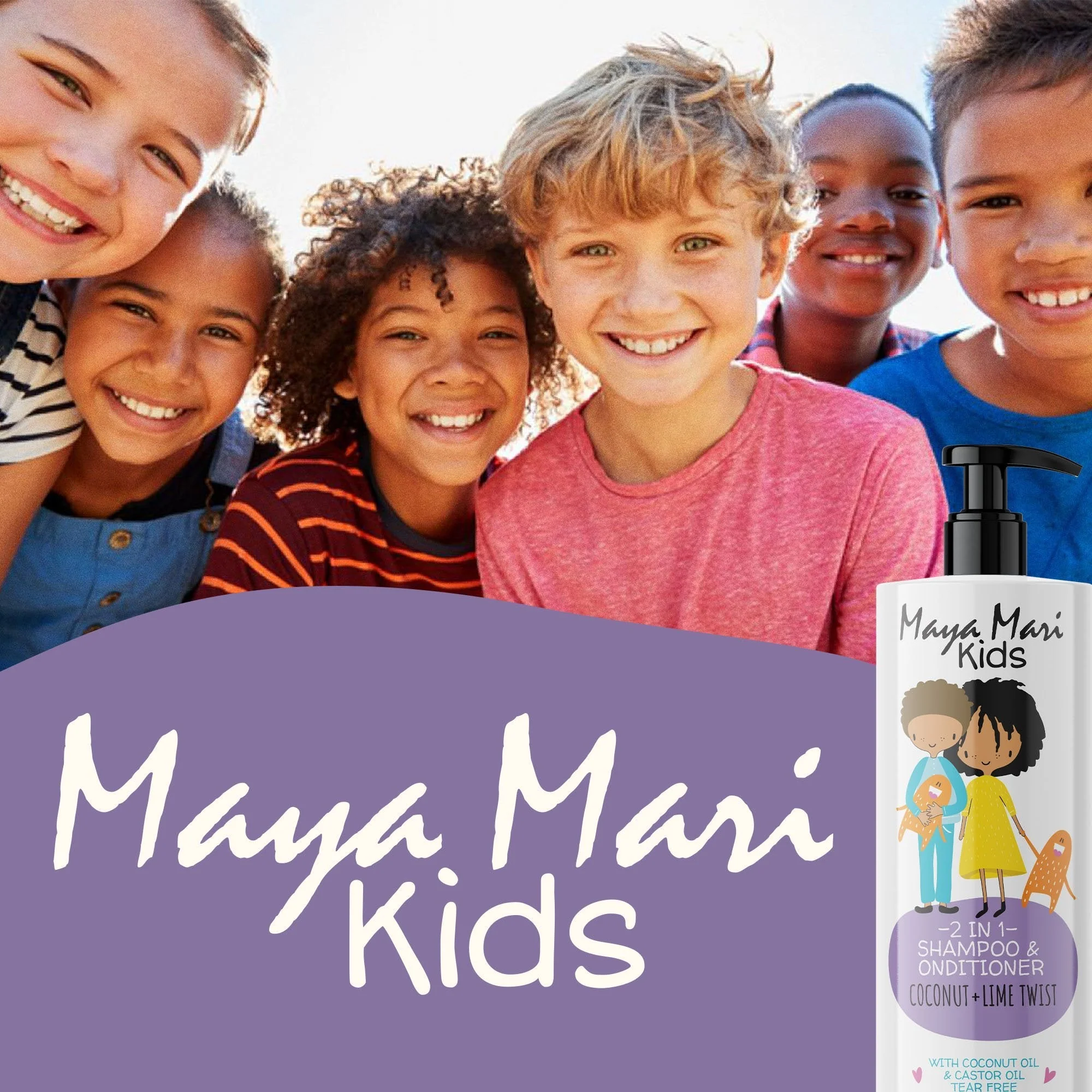 Maya Mari Kids Curl Conditioning Kit 2 -Piece Set - Kids 2-in-1 Shampoo and Conditioner and Curl Cream by  Los Angeles Brands - Image 8