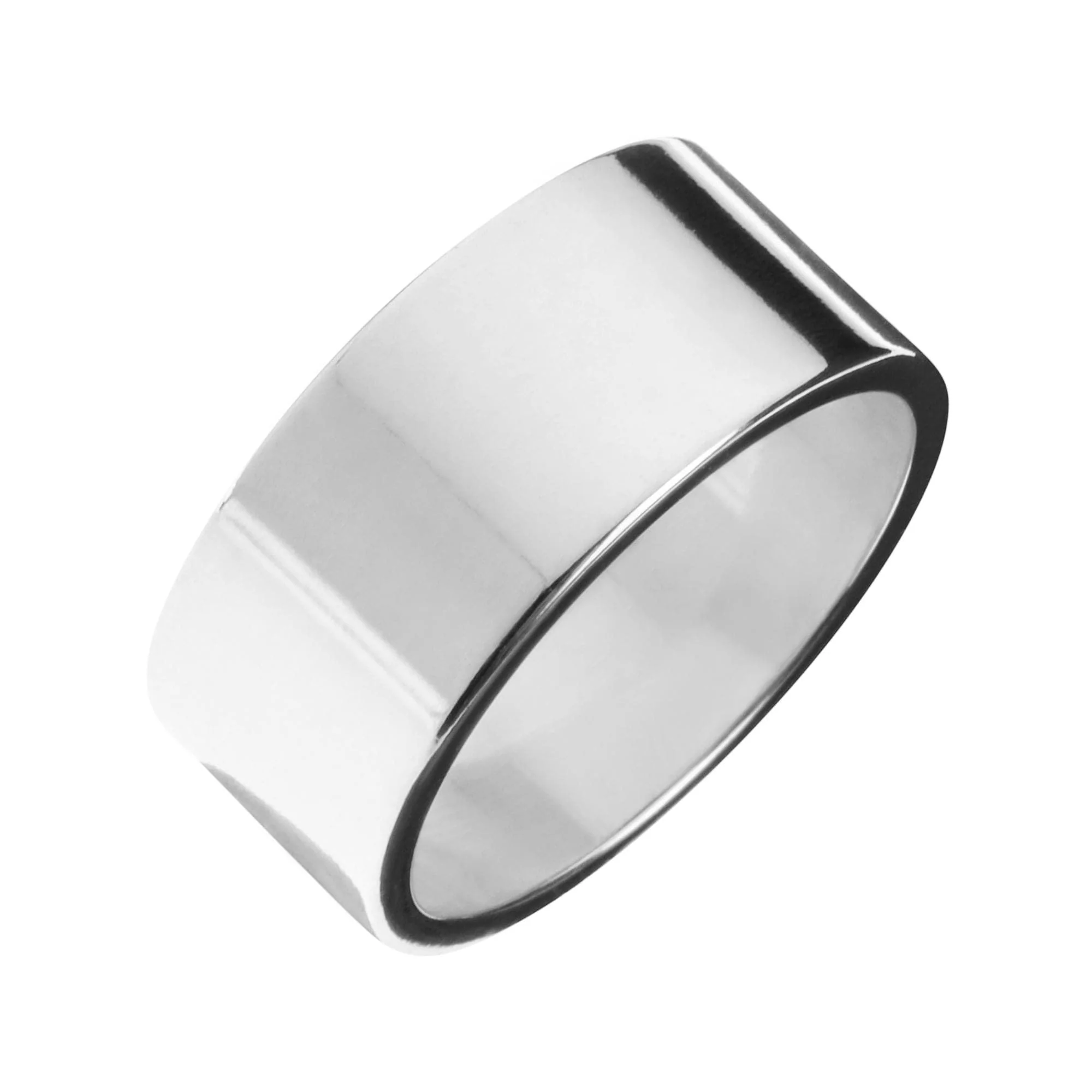 Men's 9.5MM Flat Ring by eklexic jewelry - Image 3