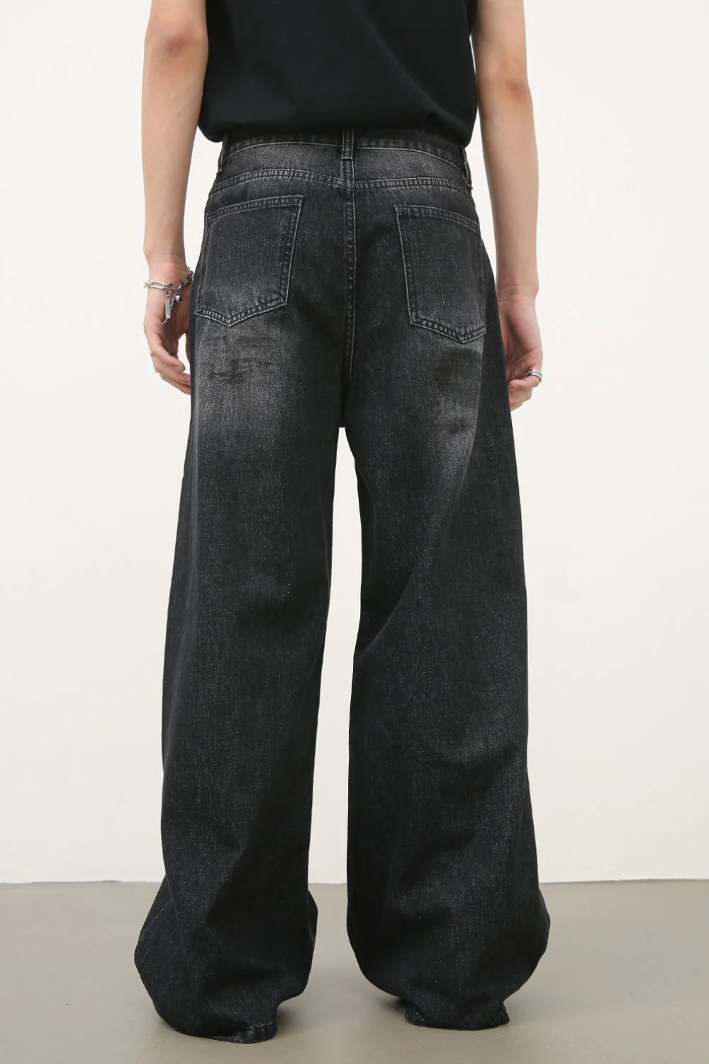 Men's Cat's Whisker Wide Leg Jeans - Image 2
