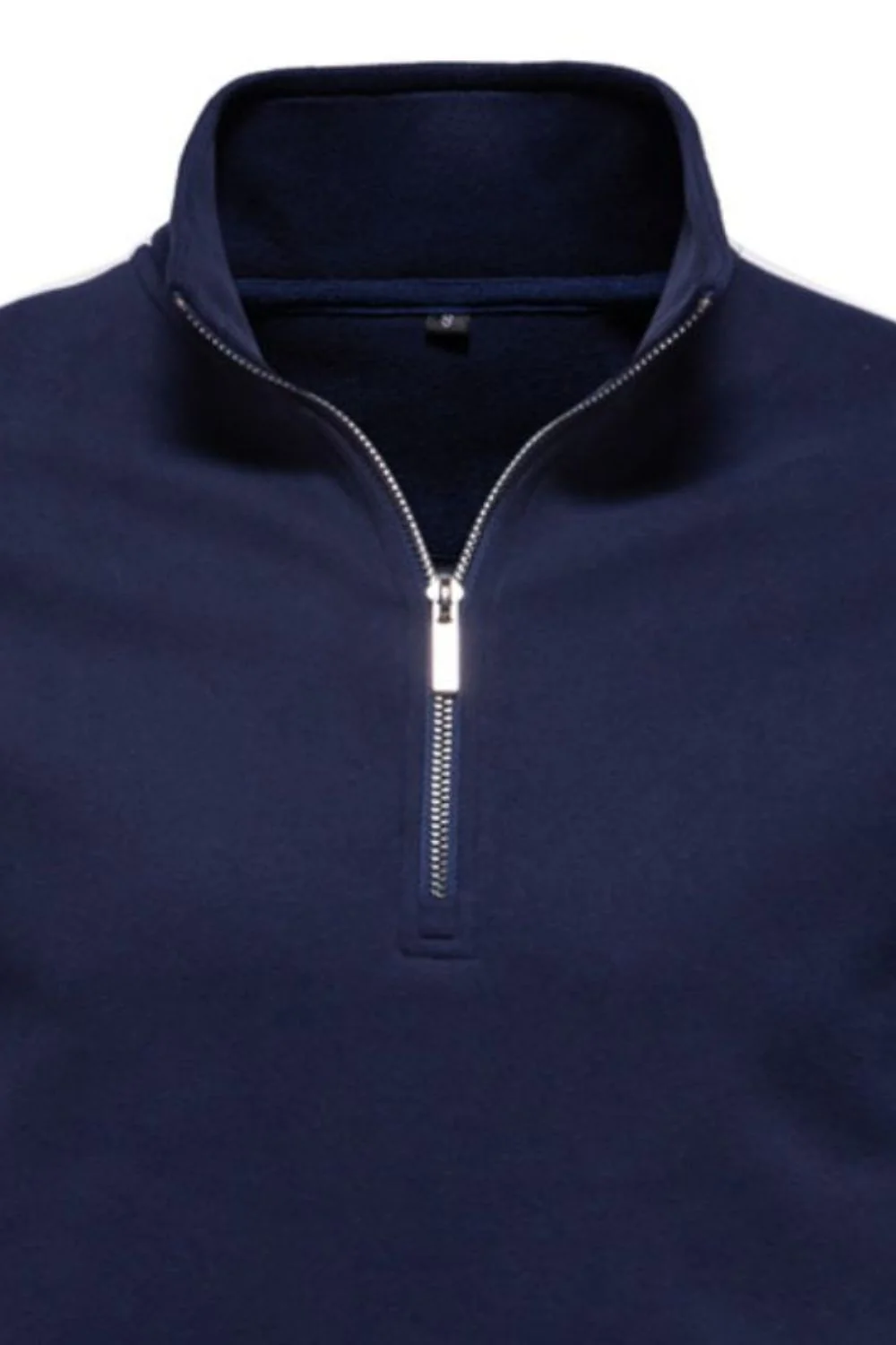 Men's Contrast Striped Long Sleeve Sweatshirt - Image 6