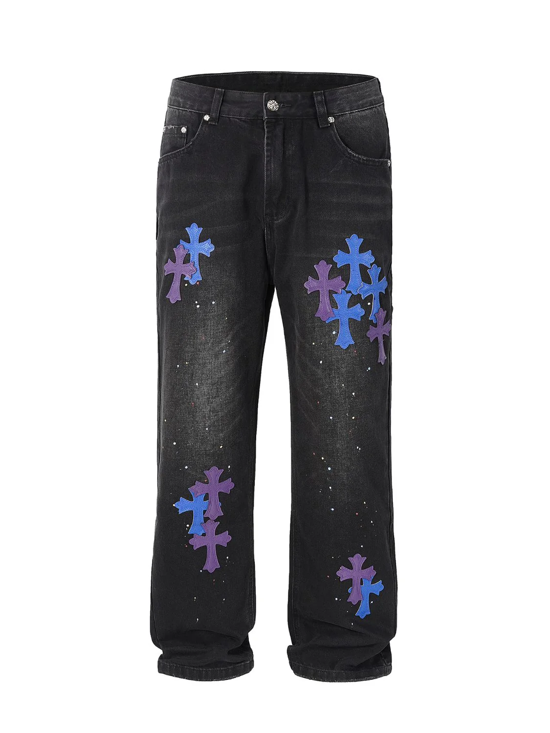 Men's Cross Wide Straight Jeans - Image 3