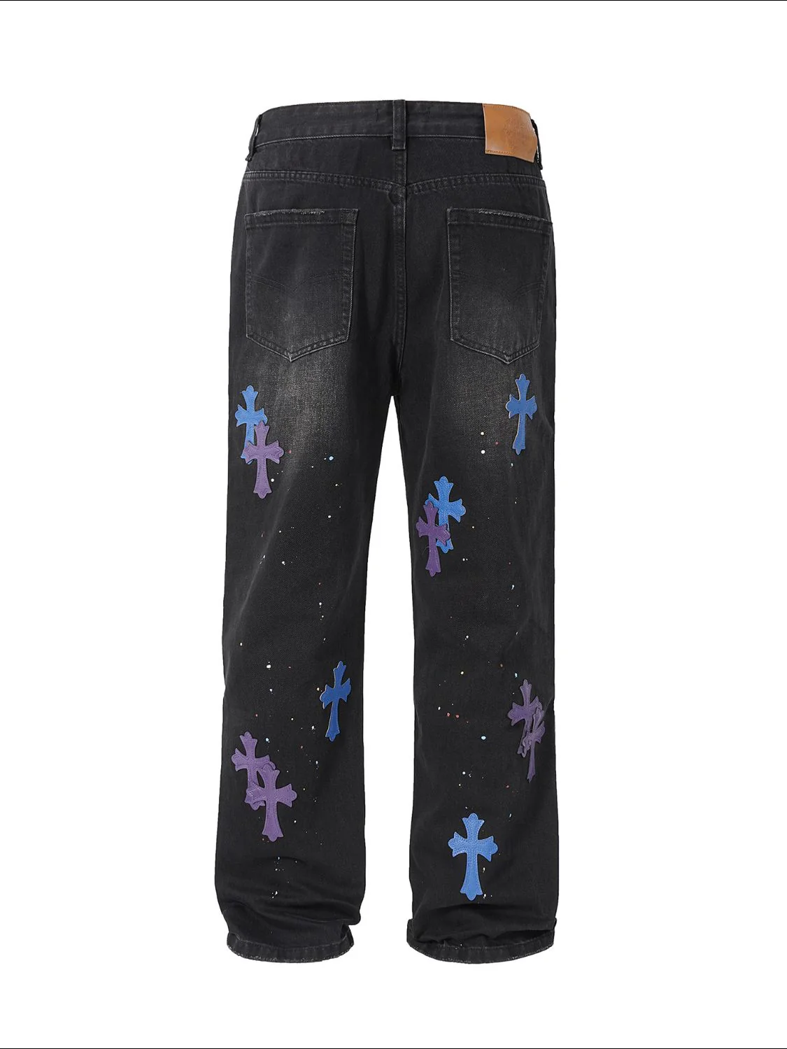 Men's Cross Wide Straight Jeans - Image 4