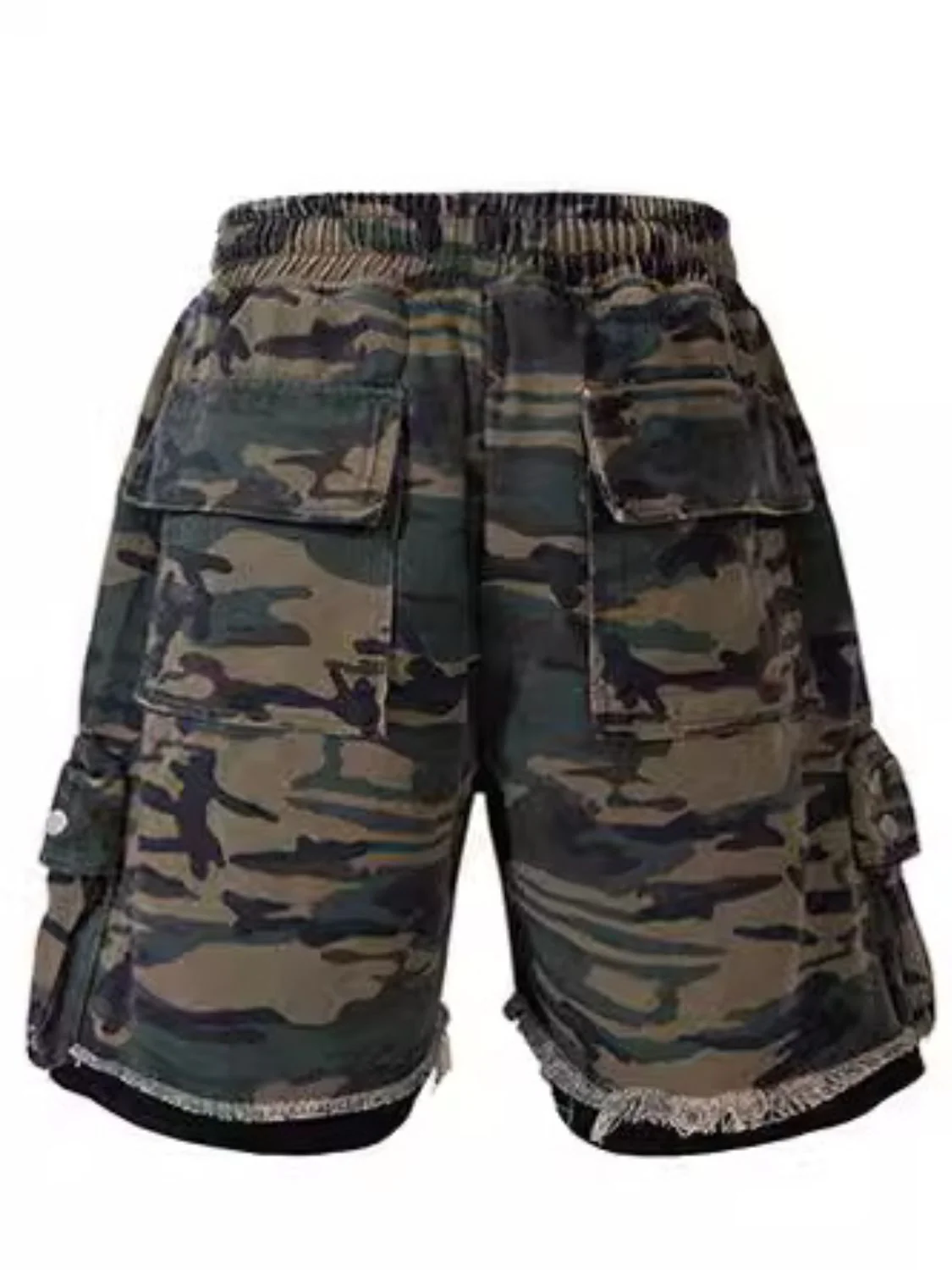 Men's Drawstring Camouflage Shorts - Image 5