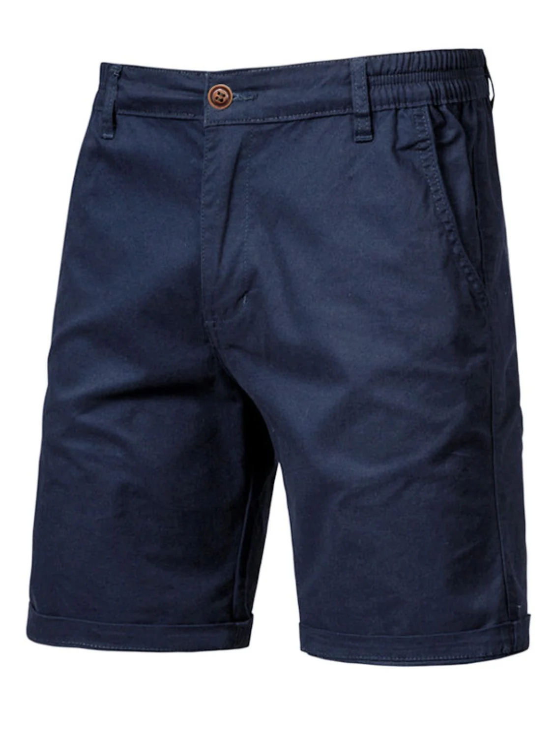 Men's Elastic Waist Shorts with Pockets - Image 11