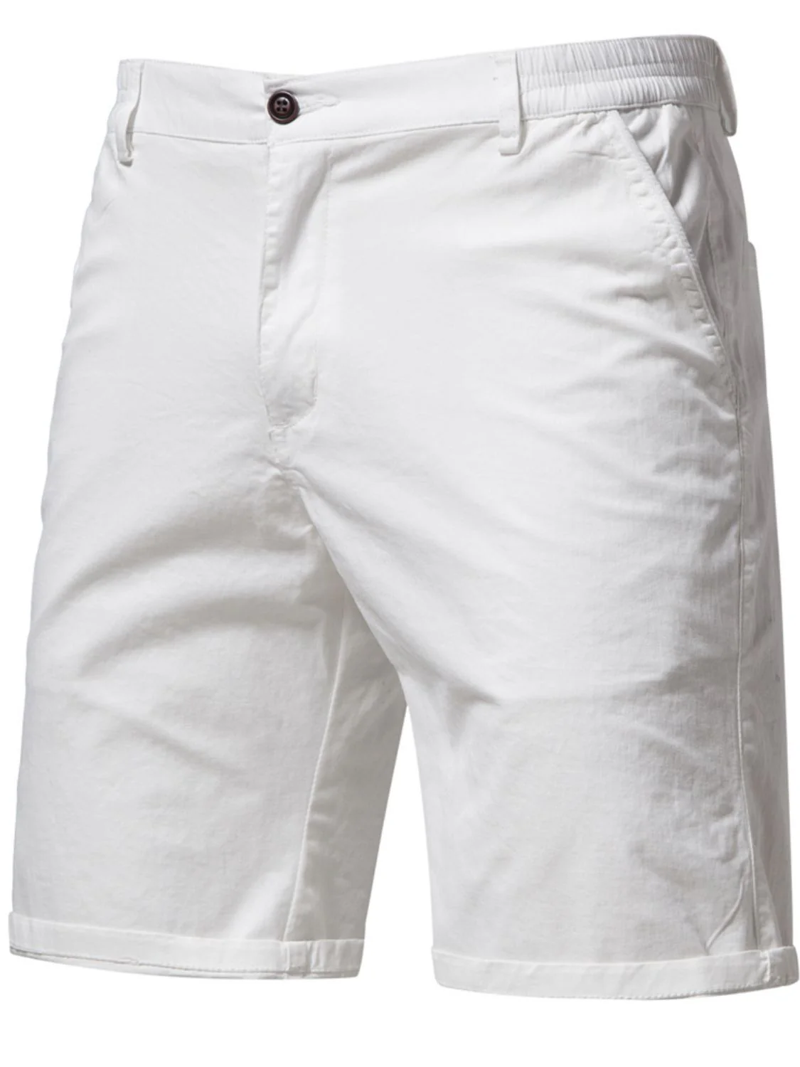 Men's Elastic Waist Shorts with Pockets - Image 15