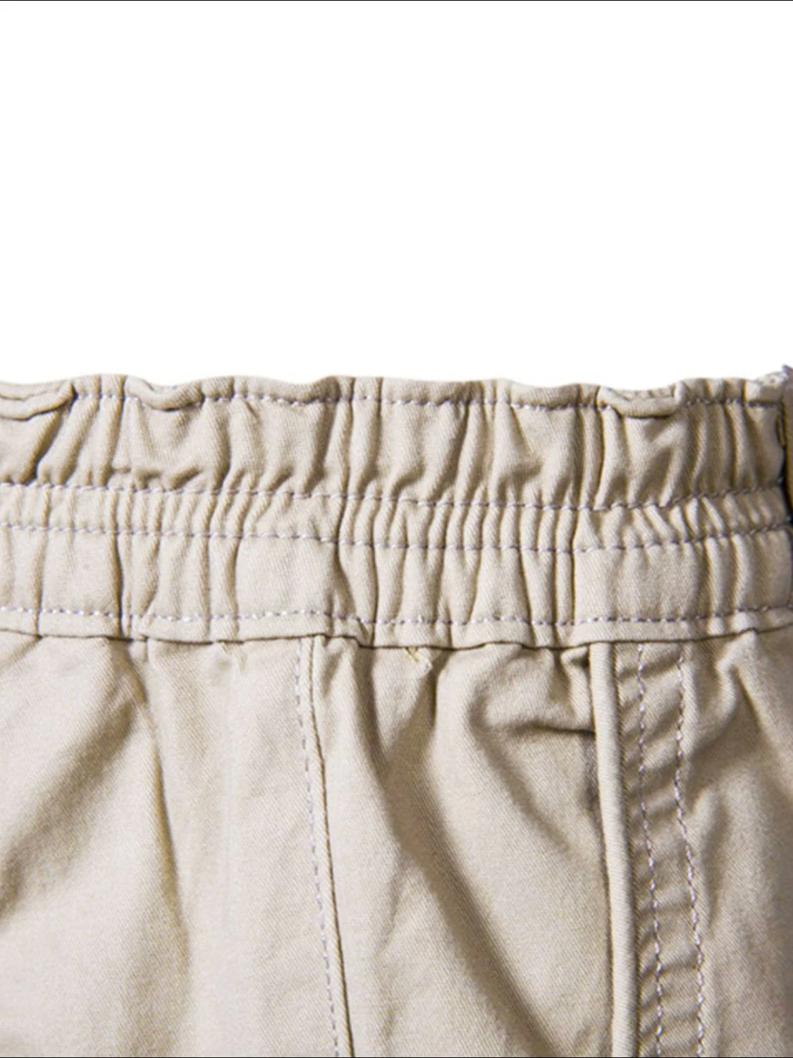 Men's Elastic Waist Shorts with Pockets - Image 5