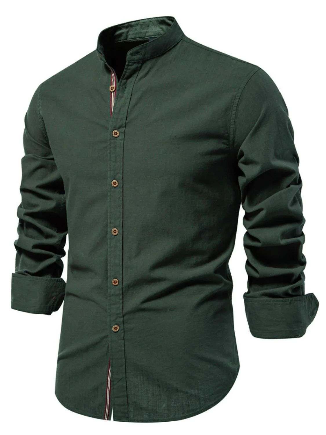 Men's Full Size Button Down Embroidered Shirt Plus Size - Image 11
