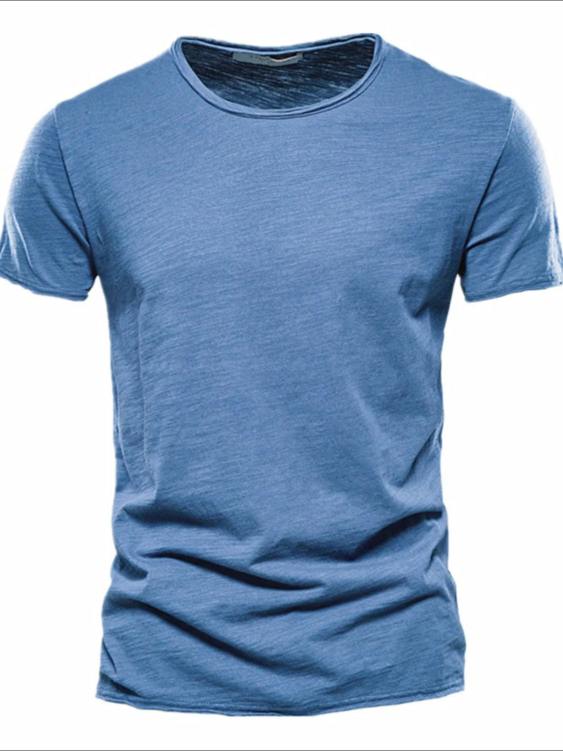 Men's Full Size Round Neck Short Sleeve T-Shirt Plus Size - Image 12
