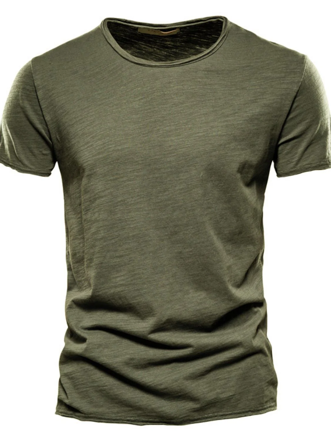 Men's Full Size Round Neck Short Sleeve T-Shirt Plus Size - Image 13