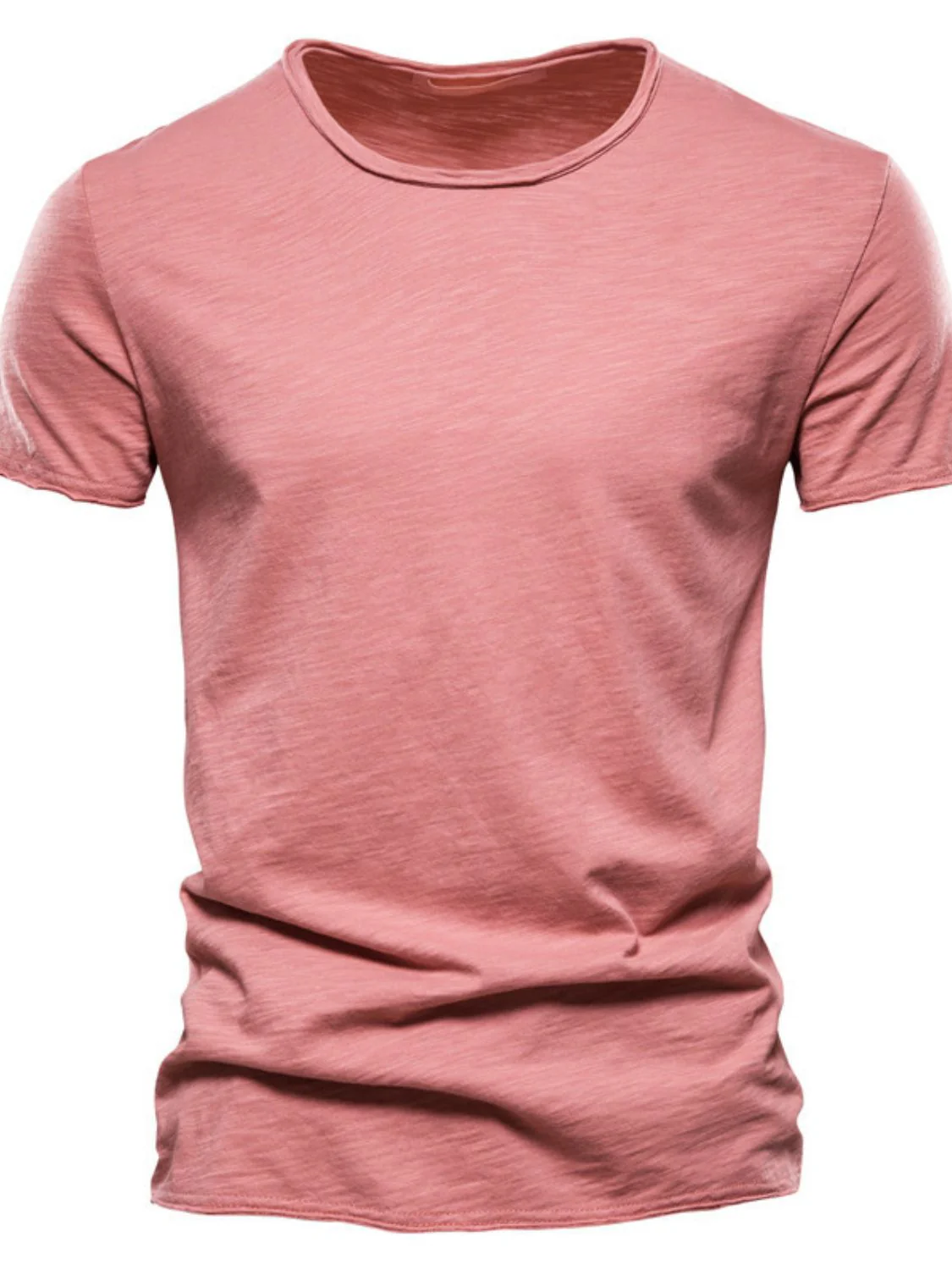 Men's Full Size Round Neck Short Sleeve T-Shirt Plus Size - Image 8