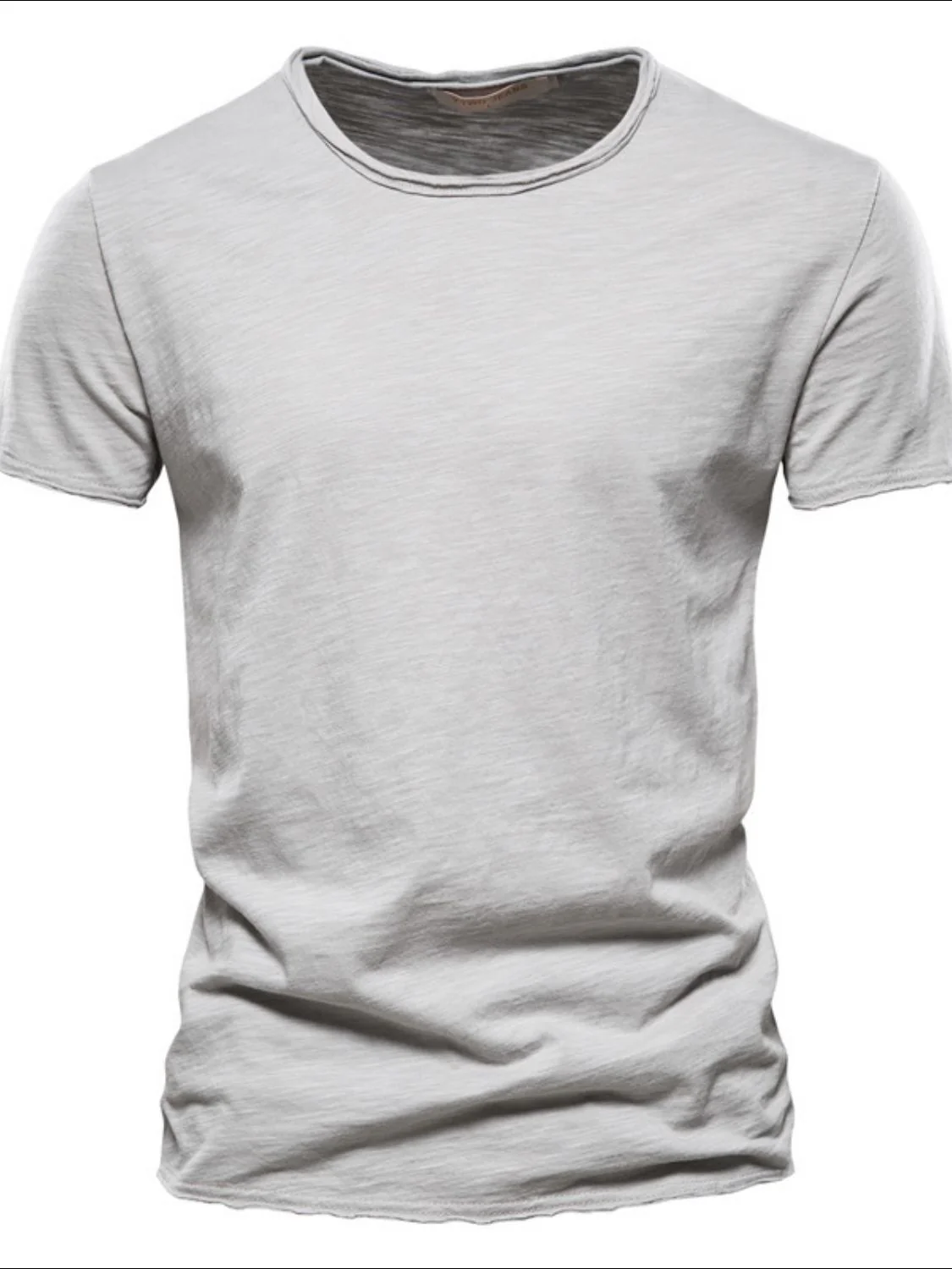 Men's Full Size Round Neck Short Sleeve T-Shirt Plus Size - Image 9