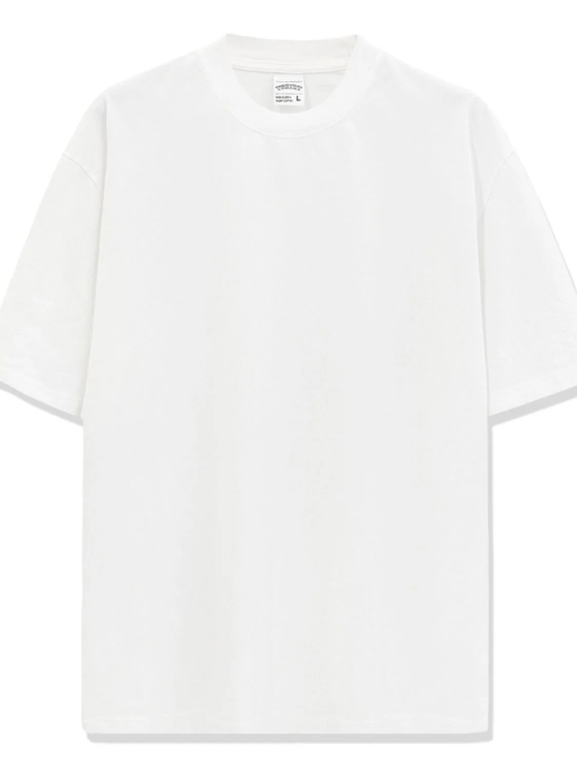 Men's Full Size Round Neck Washed T-Shirt Plus Size - Image 7