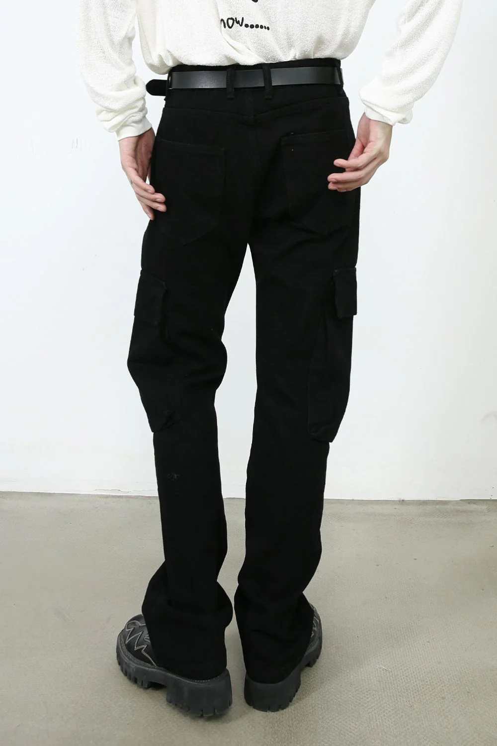 Men's Jeans with Cargo Pockets - Image 2