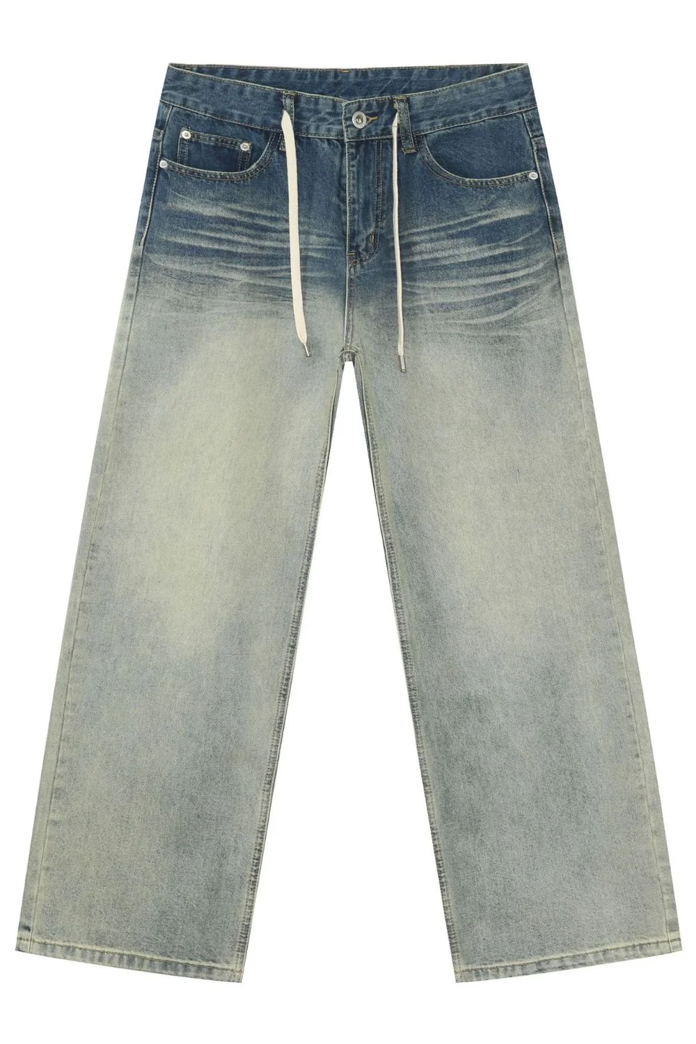 Men's Loose Fit Jeans with Pockets - Image 5