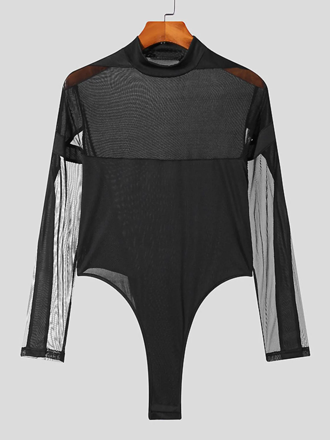Men's Mesh Long Sleeve Bodysuit - Image 2