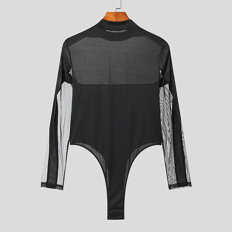 Men's Mesh Long Sleeve Bodysuit - Image 3