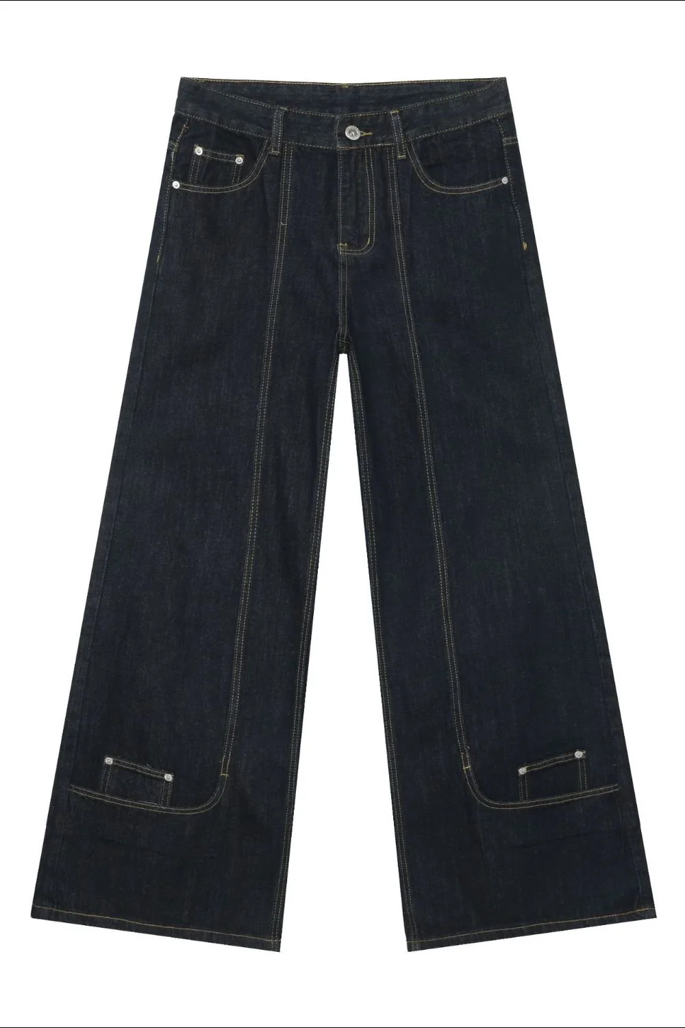 Men's Mid Rise Baggy Jeans - Image 5