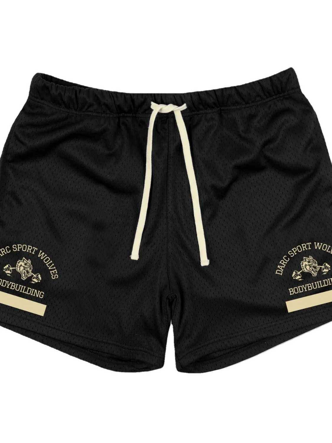 Men's Plus Size Graphic Drawstring Active Shorts - Image 3
