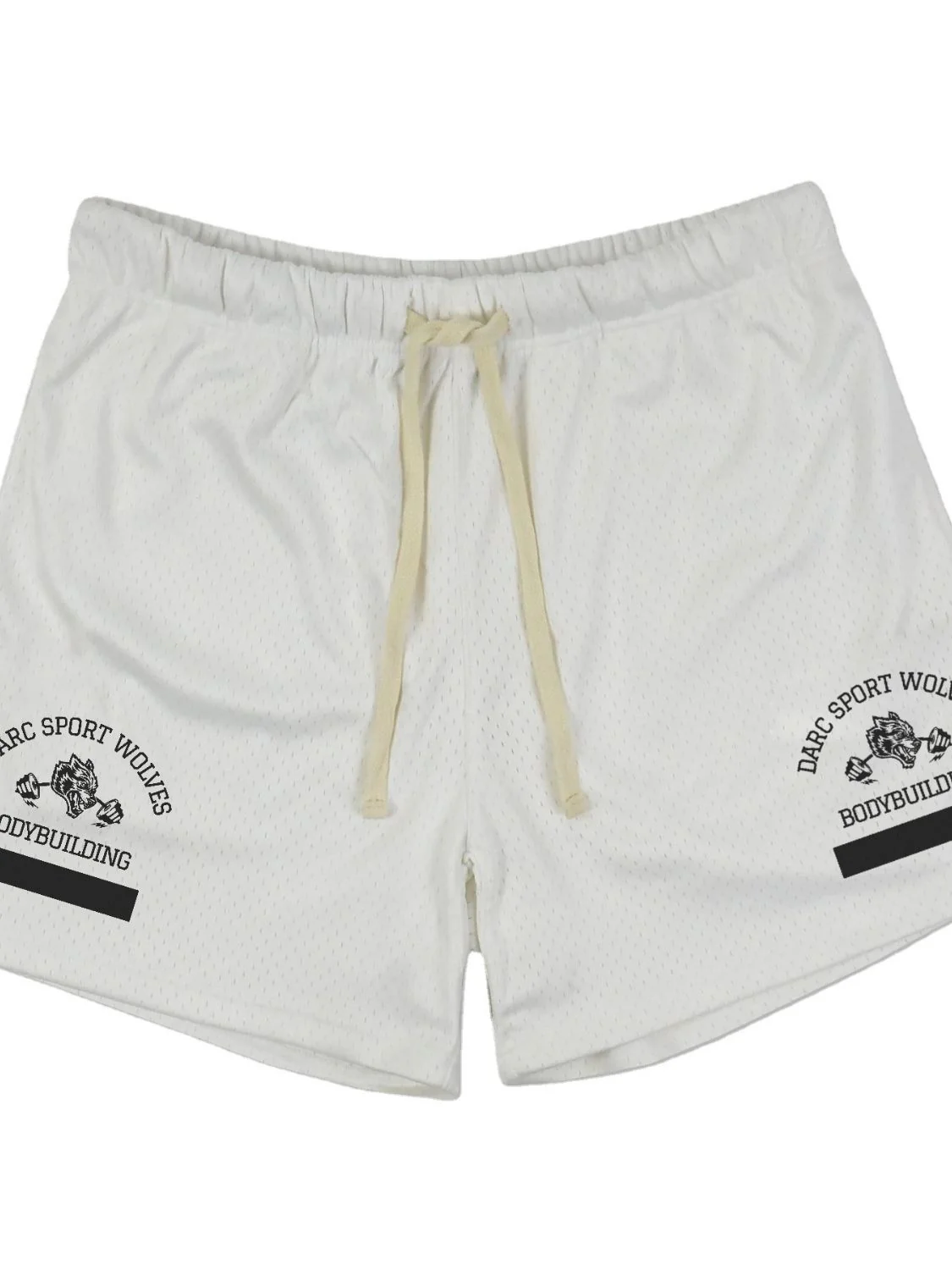 Men's Plus Size Graphic Drawstring Active Shorts - Image 4