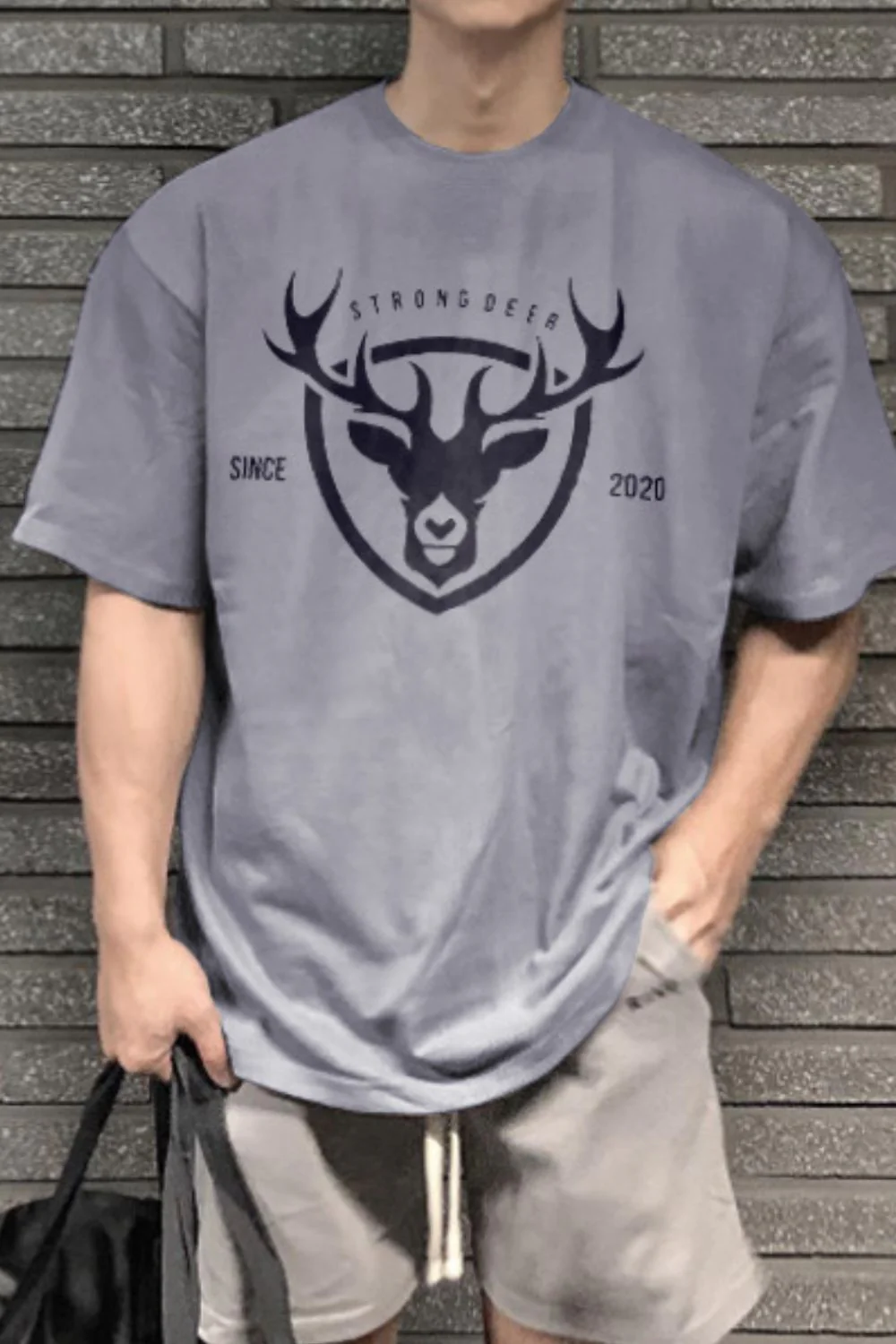 Men's Plus Size Graphic Round Neck Half Sleeve T-Shirt - Image 3