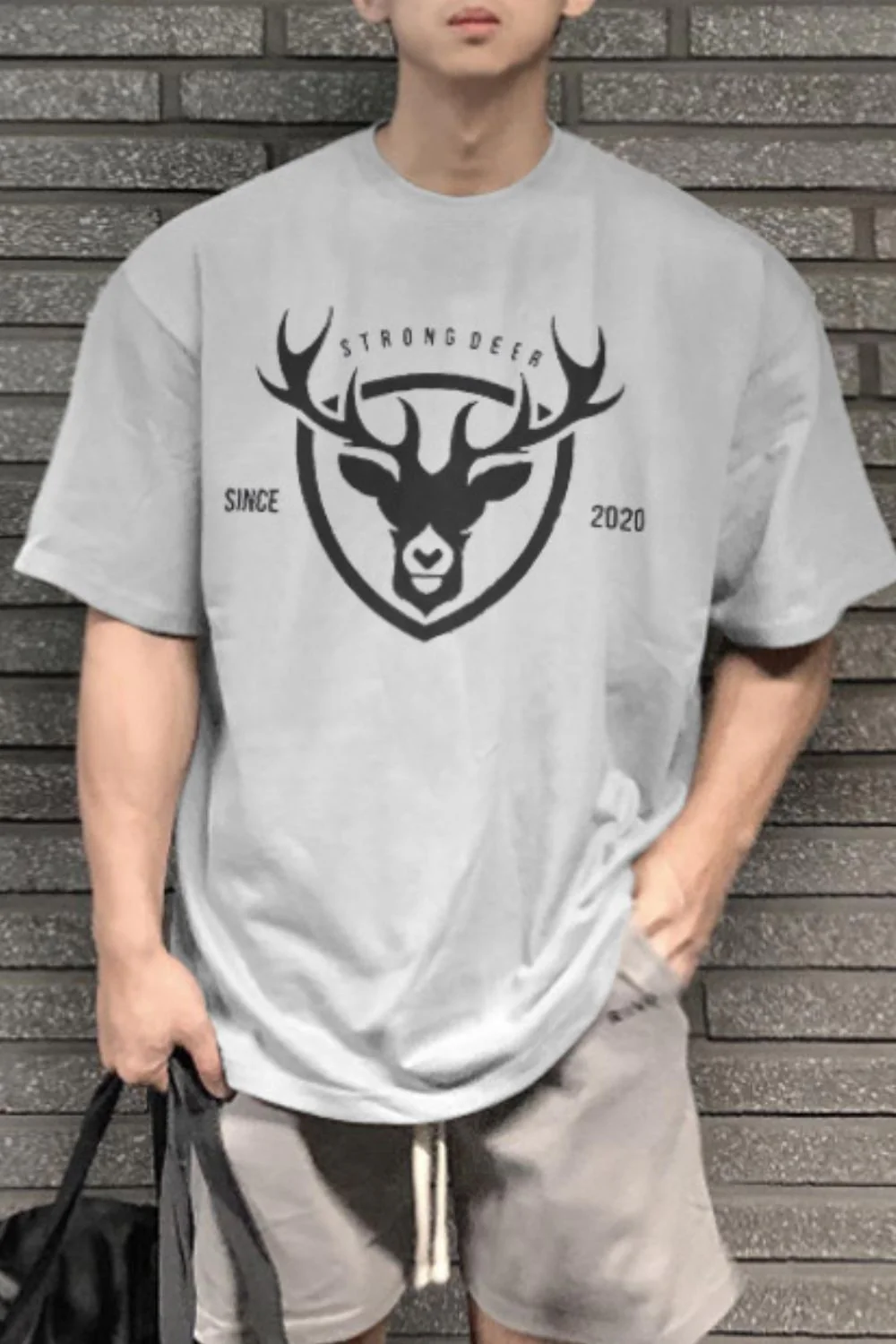 Men's Plus Size Graphic Round Neck Half Sleeve T-Shirt - Image 4