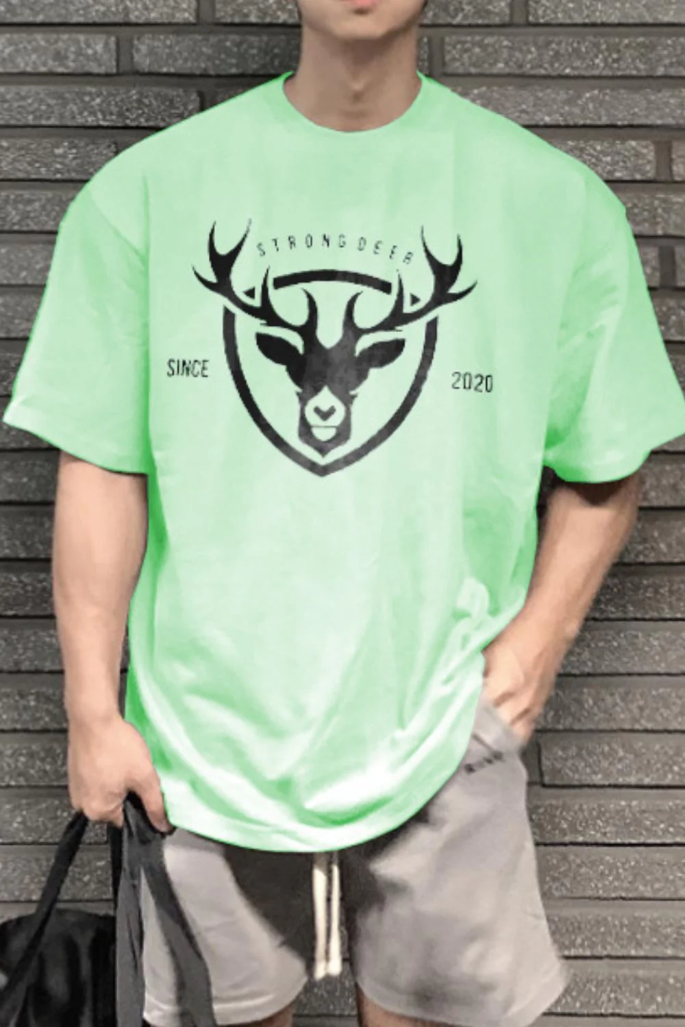 Men's Plus Size Graphic Round Neck Half Sleeve T-Shirt - Image 7